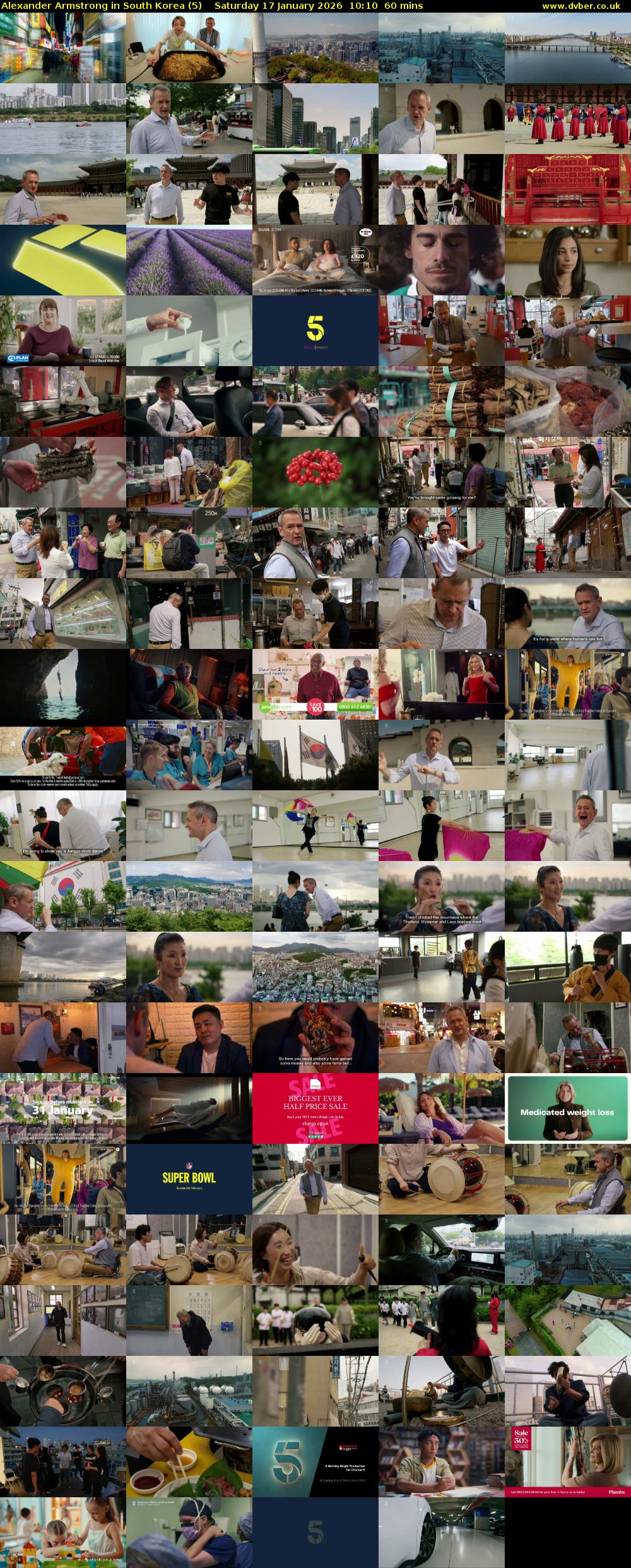 Alexander Armstrong in South Korea (5) Saturday 17 January 2026 10:10 - 11:10