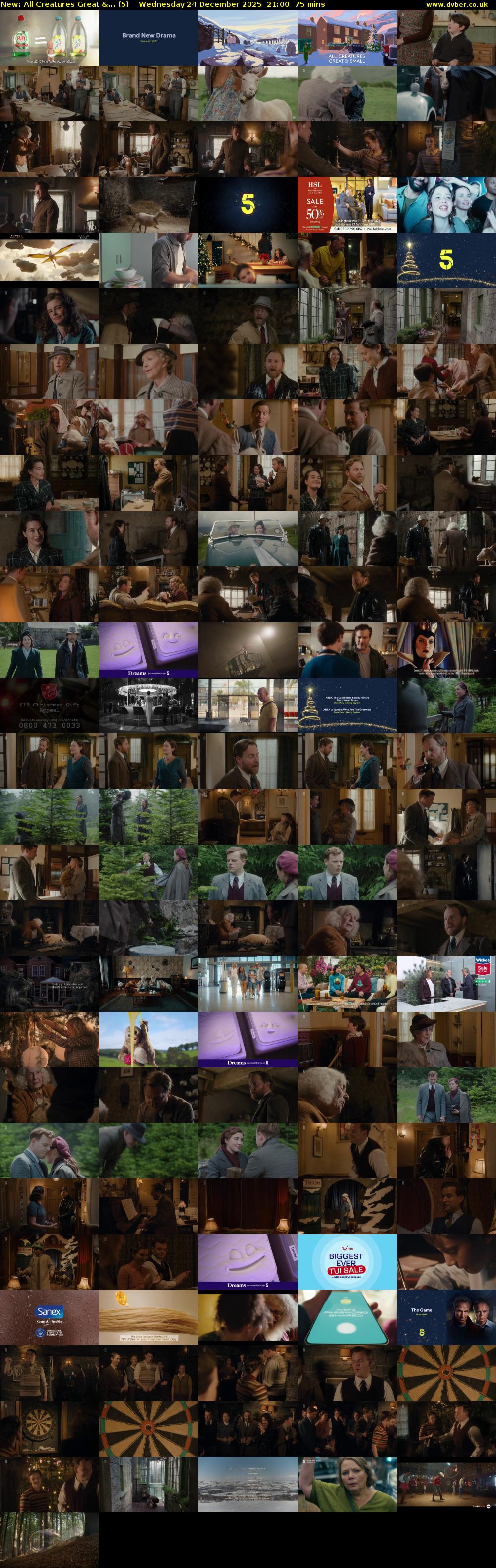 All Creatures Great &... (5) Wednesday 24 December 2025 21:00 - 22:15