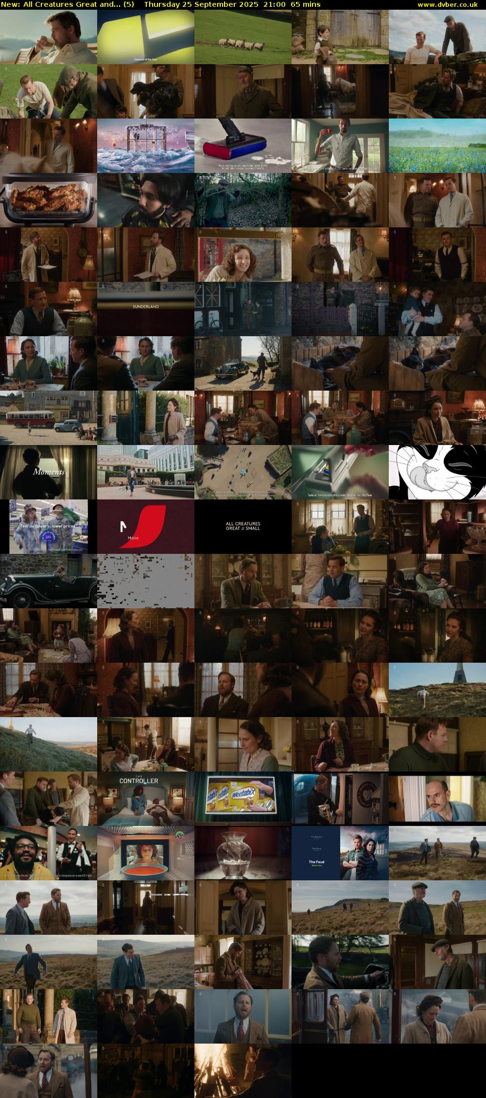 All Creatures Great and... (5) Thursday 25 September 2025 21:00 - 22:05