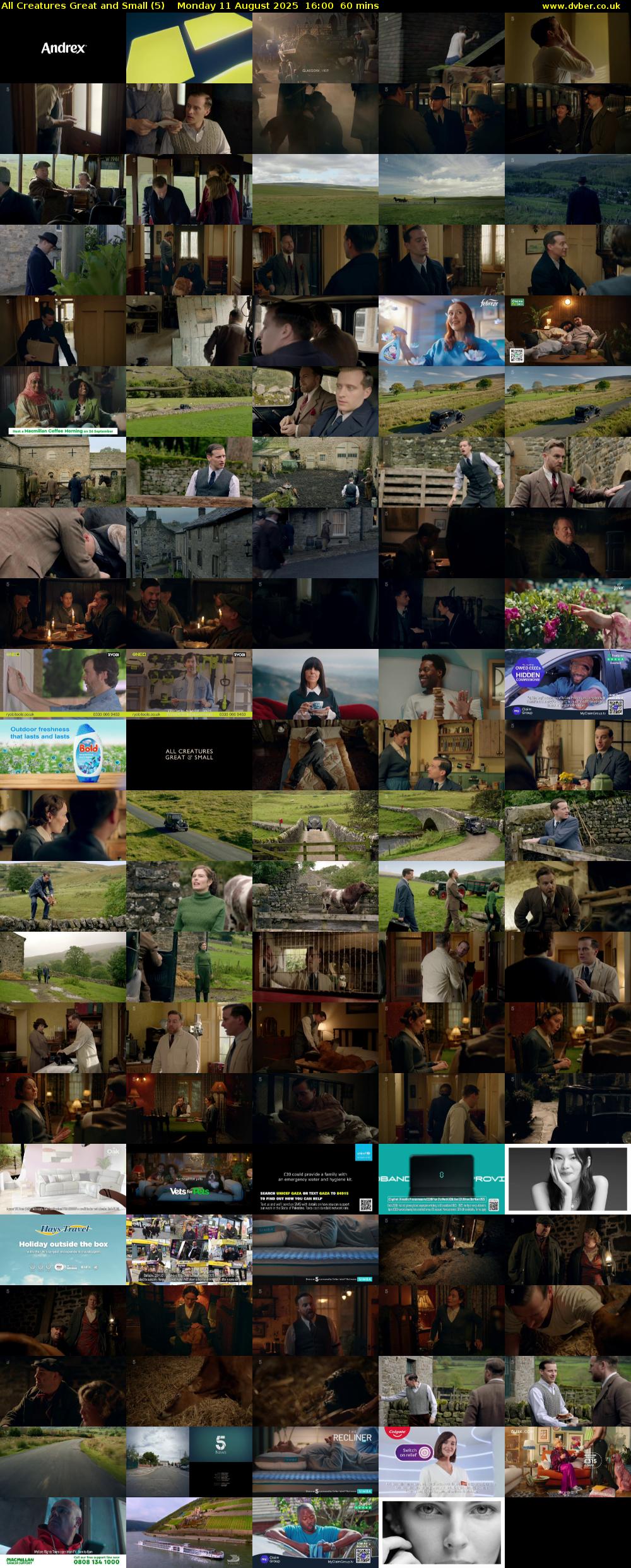 All Creatures Great and Small (5) Monday 11 August 2025 16:00 - 17:00