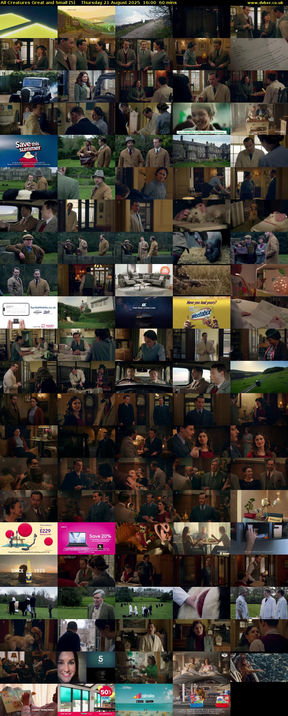 All Creatures Great and Small (5) Thursday 21 August 2025 16:00 - 17:00