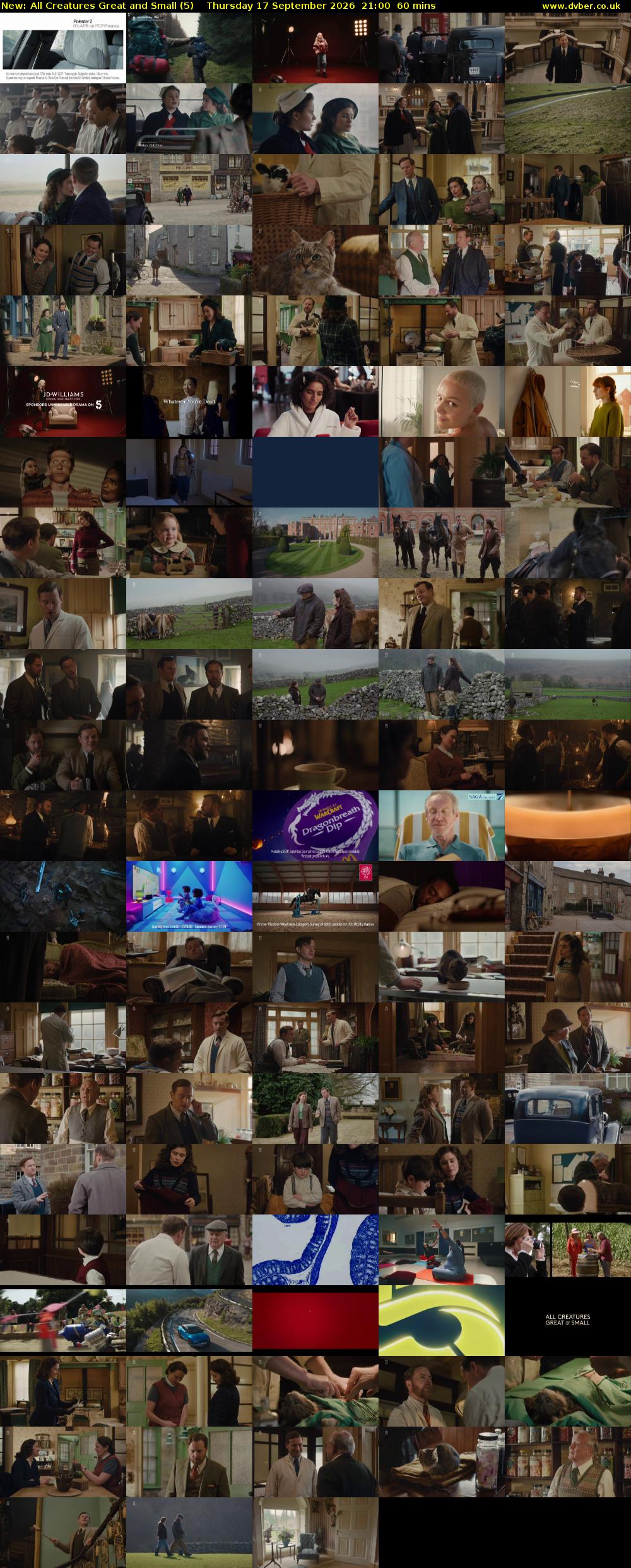 All Creatures Great and Small (5) Thursday 17 September 2026 21:00 - 22:00