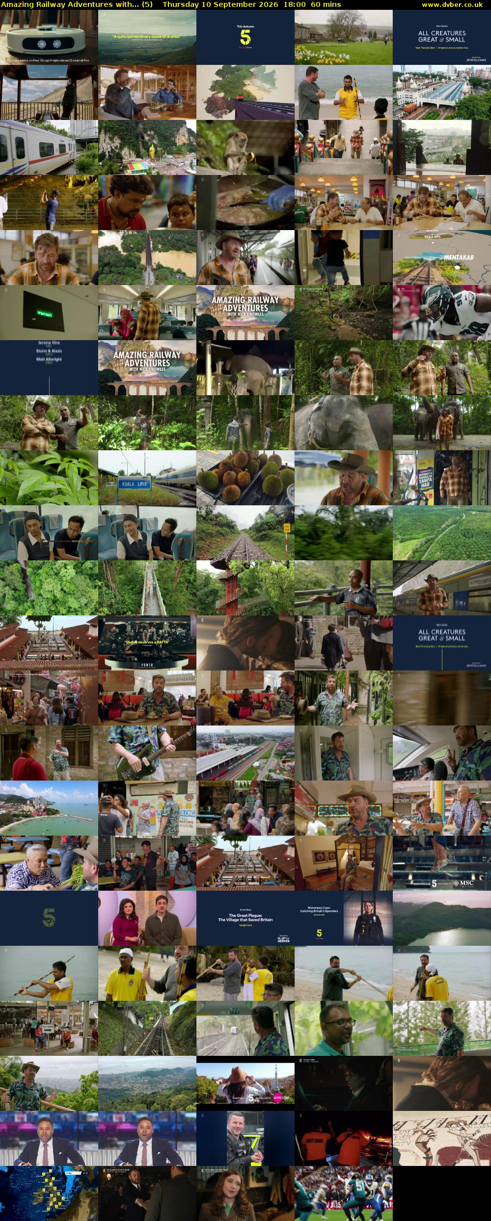 Amazing Railway Adventures with... (5) Thursday 10 September 2026 18:00 - 19:00