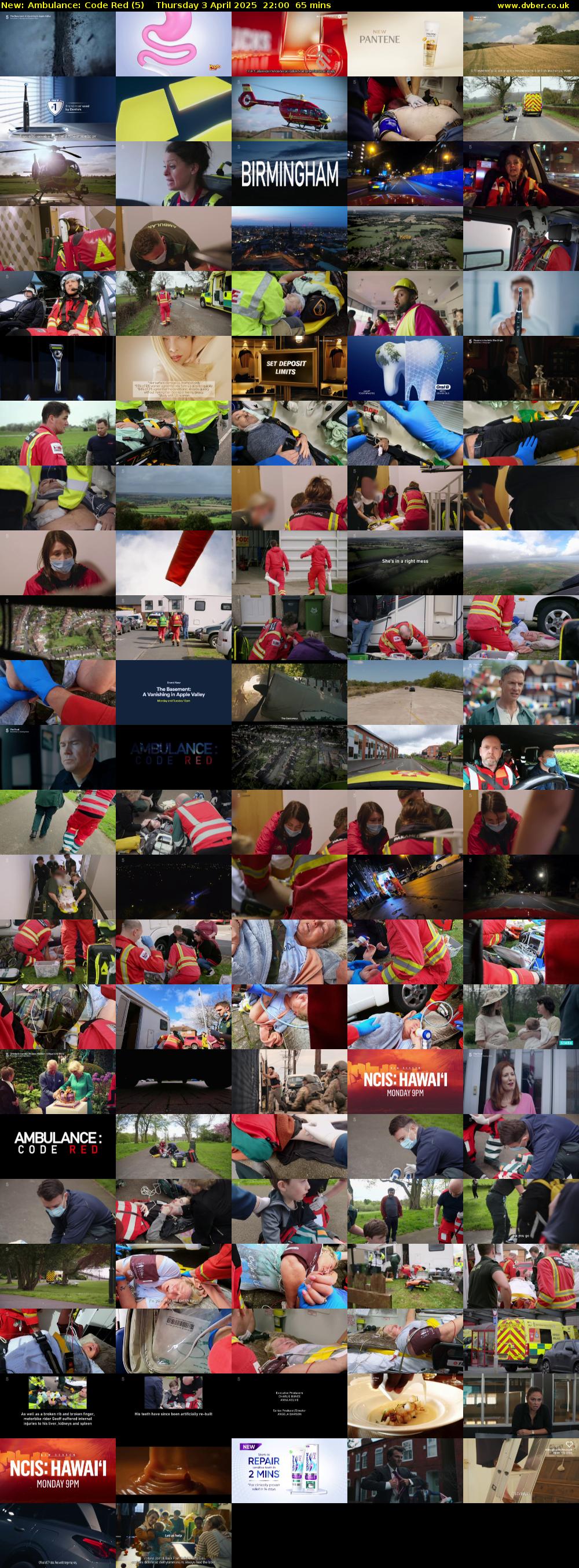 Ambulance: Code Red (5) Thursday 3 April 2025 22:00 - 23:05