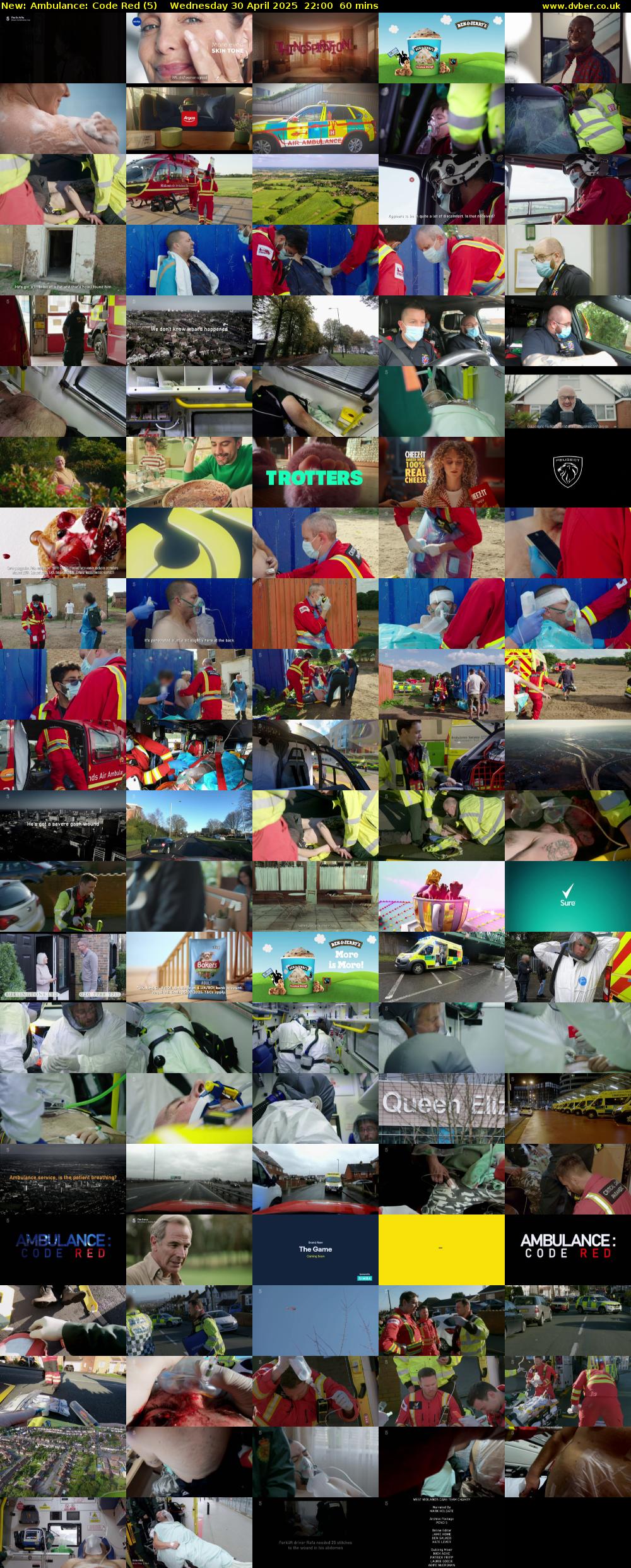 Ambulance: Code Red (5) Wednesday 30 April 2025 22:00 - 23:00