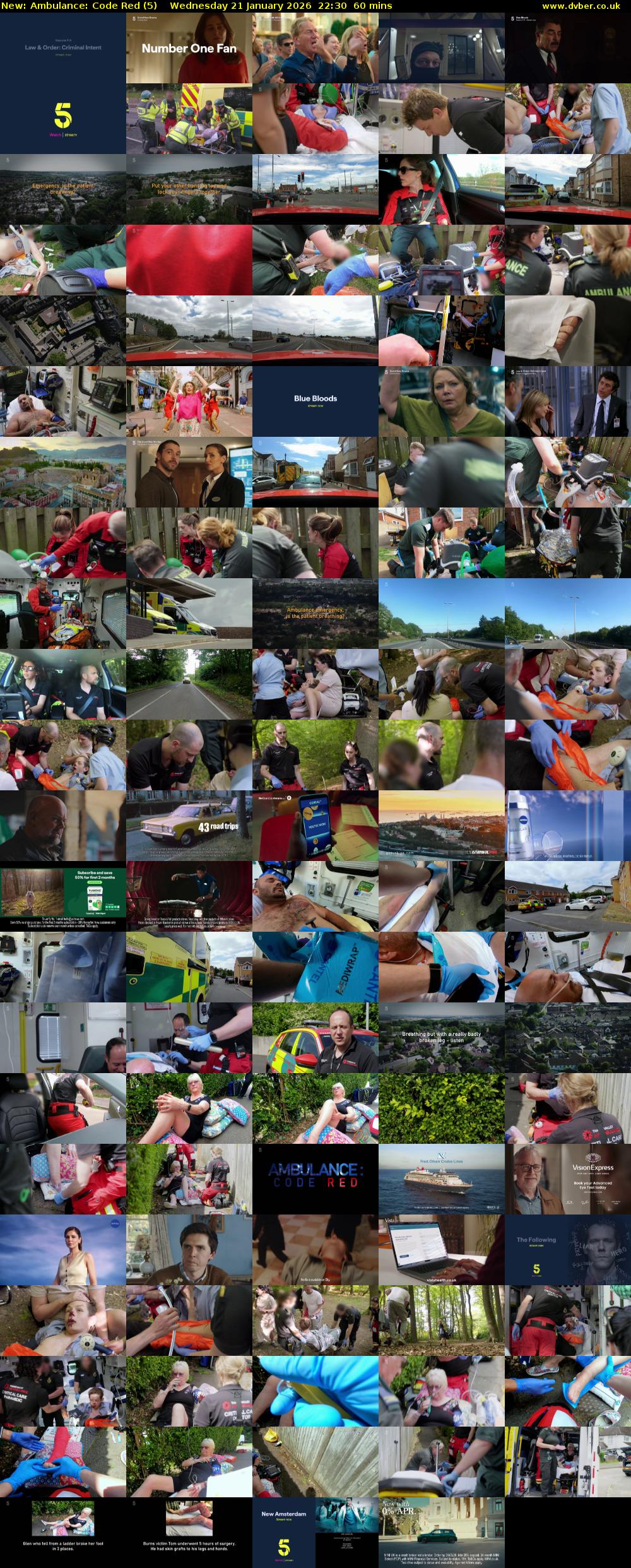 Ambulance: Code Red (5) Wednesday 21 January 2026 22:30 - 23:30