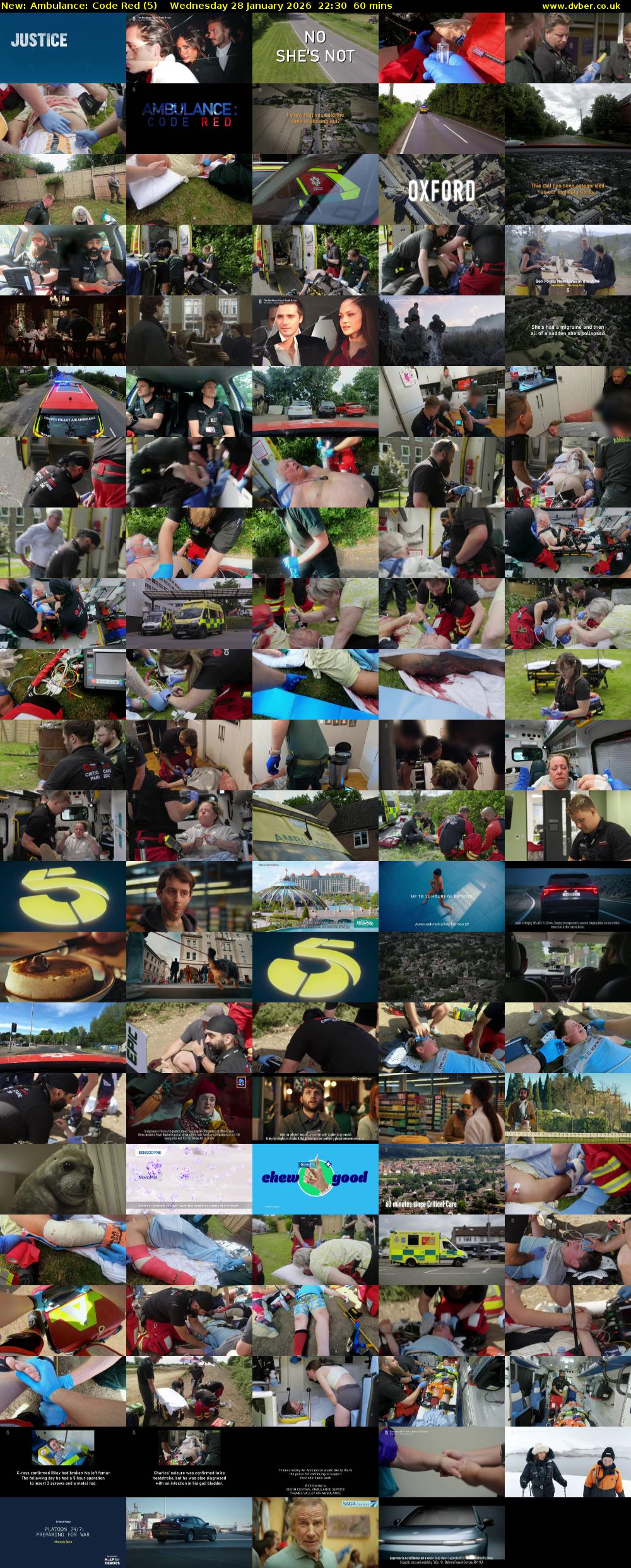 Ambulance: Code Red (5) Wednesday 28 January 2026 22:30 - 23:30