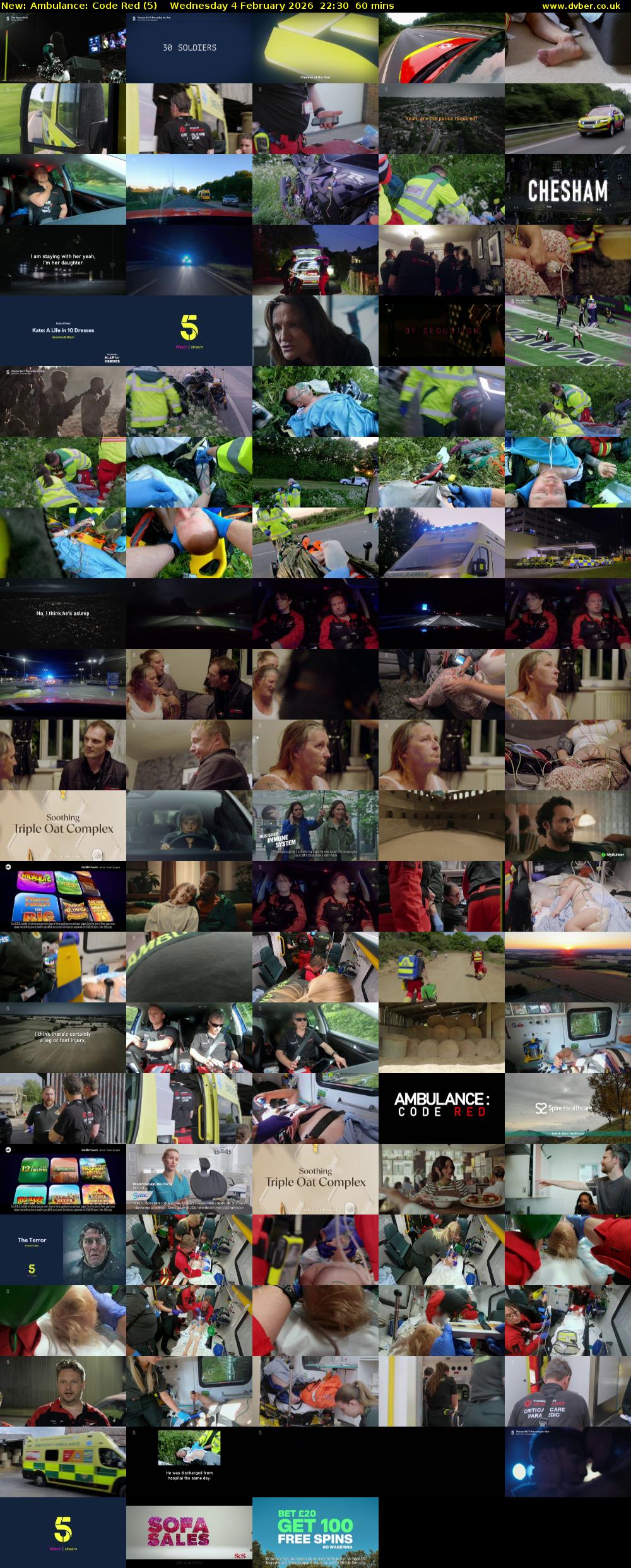 Ambulance: Code Red (5) Wednesday 4 February 2026 22:30 - 23:30