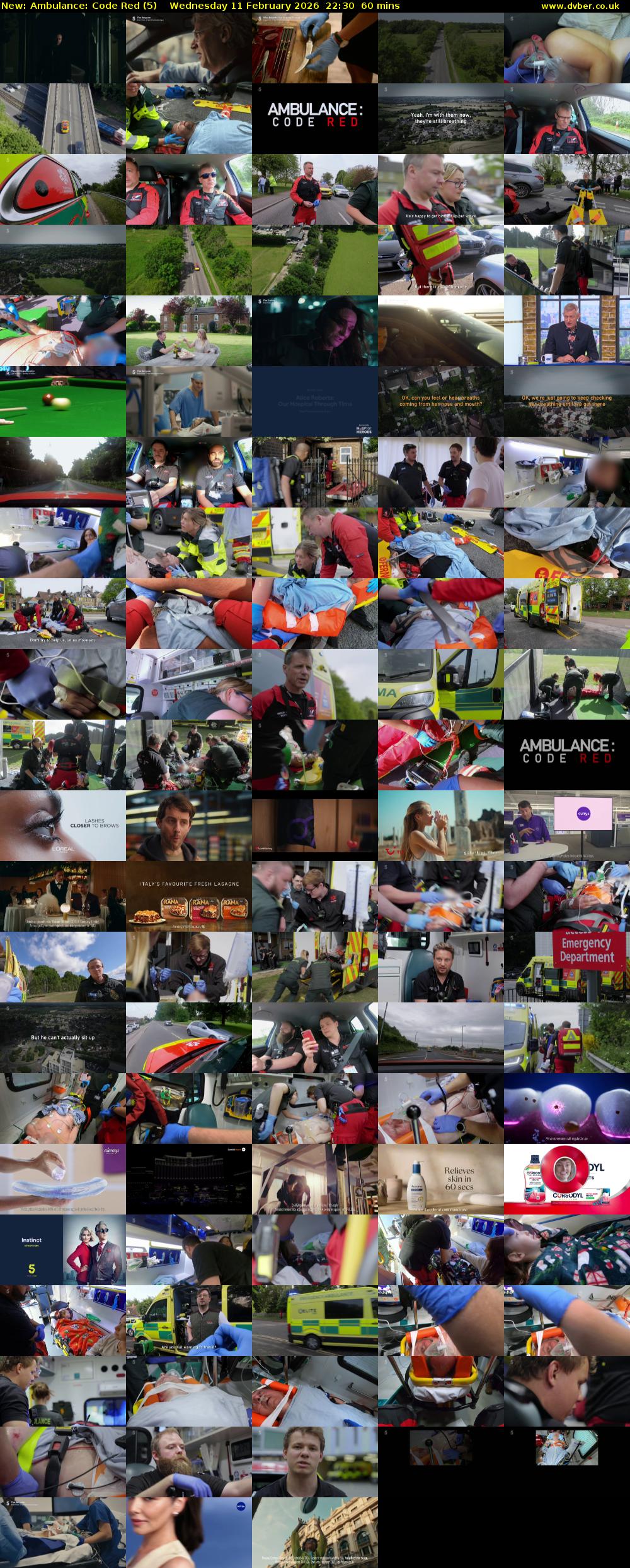 Ambulance: Code Red (5) Wednesday 11 February 2026 22:30 - 23:30