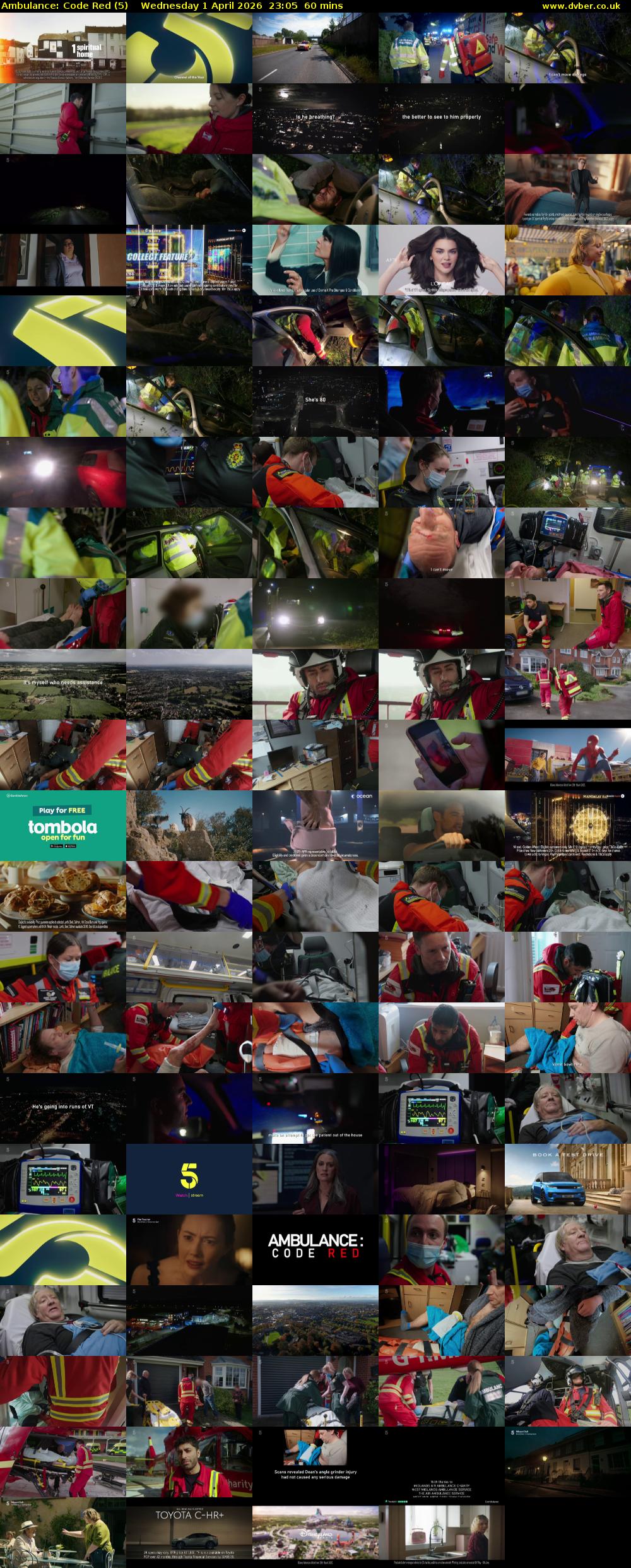 Ambulance: Code Red (5) Wednesday 1 April 2026 23:05 - 00:05