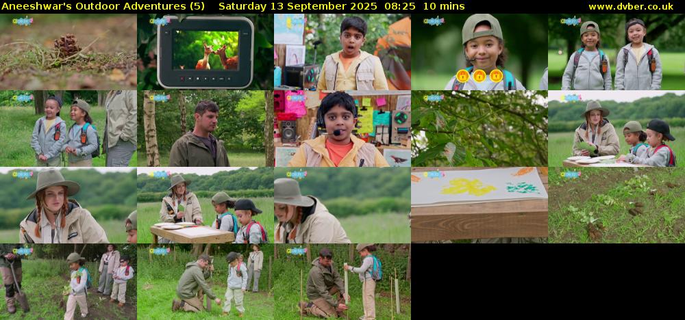 Aneeshwar's Outdoor Adventures (5) Saturday 13 September 2025 08:25 - 08:35