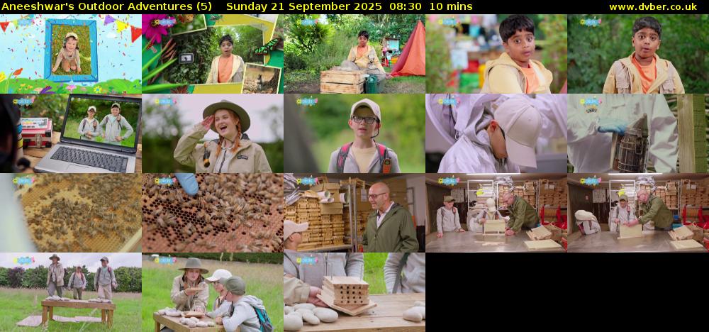 Aneeshwar's Outdoor Adventures (5) Sunday 21 September 2025 08:30 - 08:40