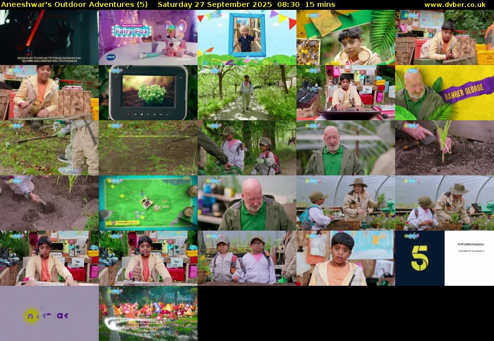 Aneeshwar's Outdoor Adventures (5) Saturday 27 September 2025 08:30 - 08:45