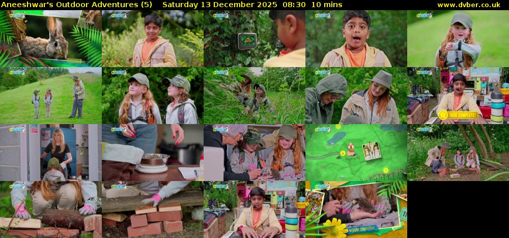 Aneeshwar's Outdoor Adventures (5) Saturday 13 December 2025 08:30 - 08:40