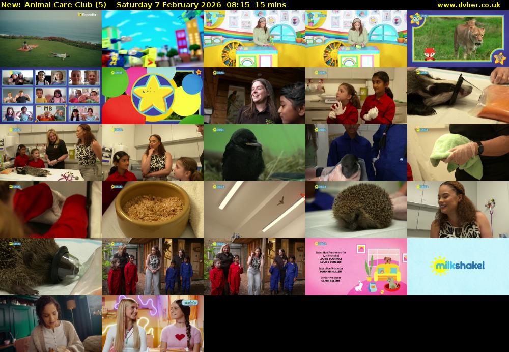 Animal Care Club (5) Saturday 7 February 2026 08:15 - 08:30