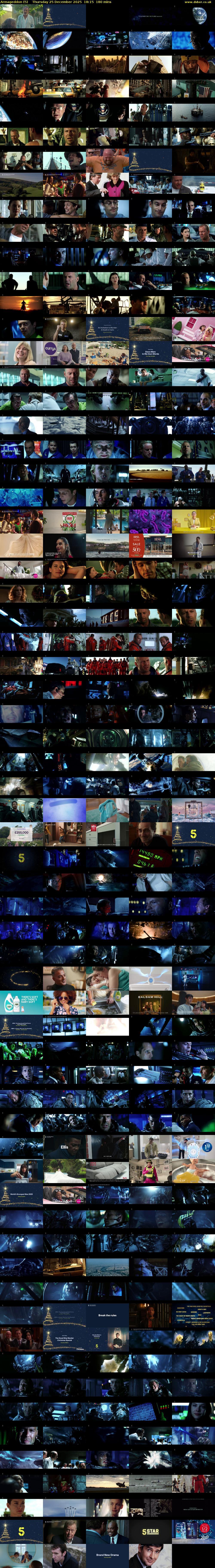 Armageddon (5) Thursday 25 December 2025 18:15 - 21:15