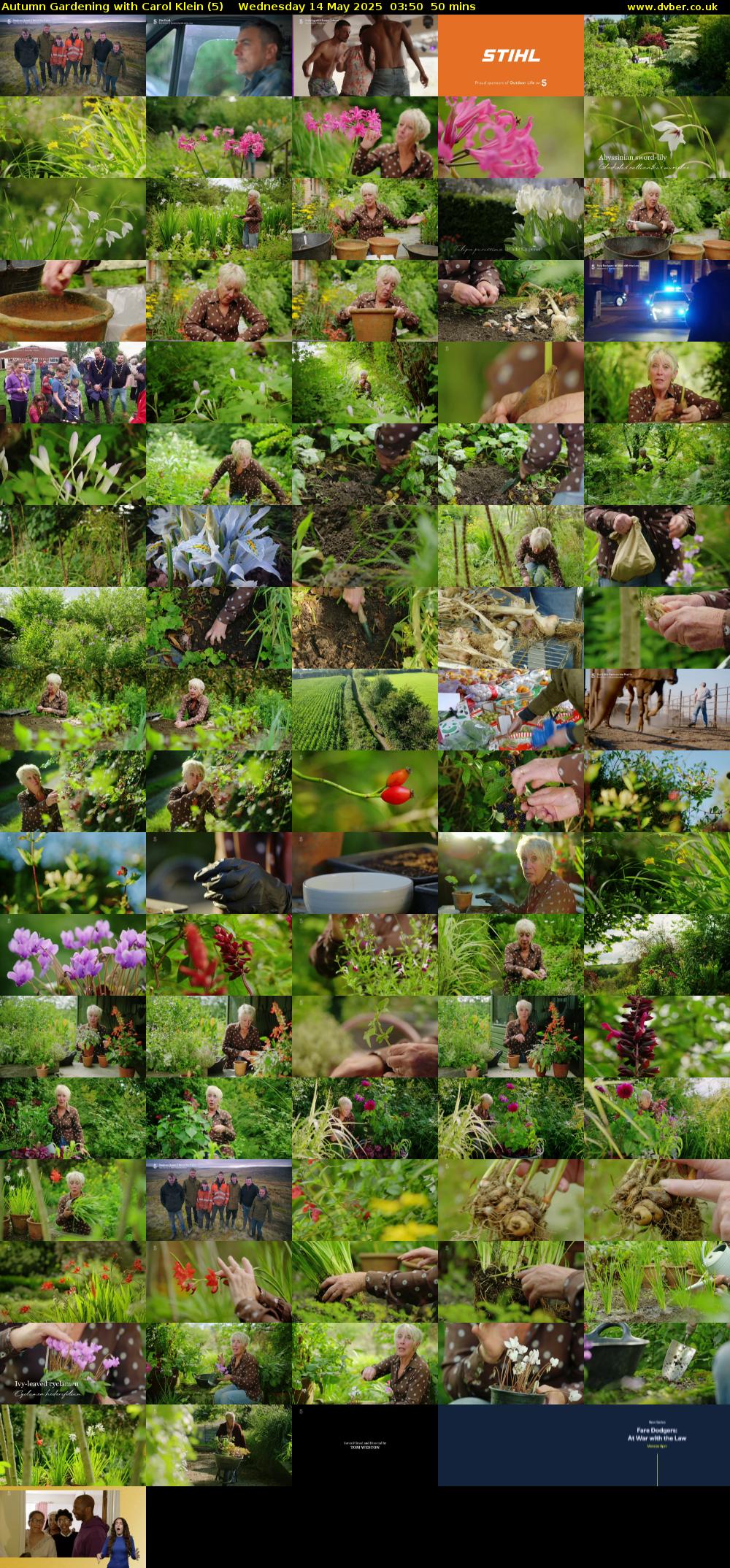 Autumn Gardening with Carol Klein (5) Wednesday 14 May 2025 03:50 - 04:40