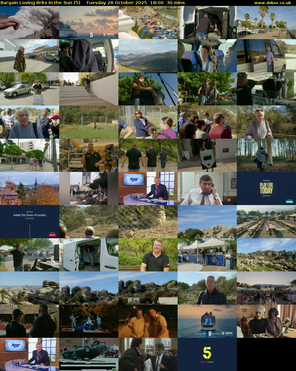 Bargain Loving Brits in the Sun (5) Tuesday 28 October 2025 18:00 - 18:30