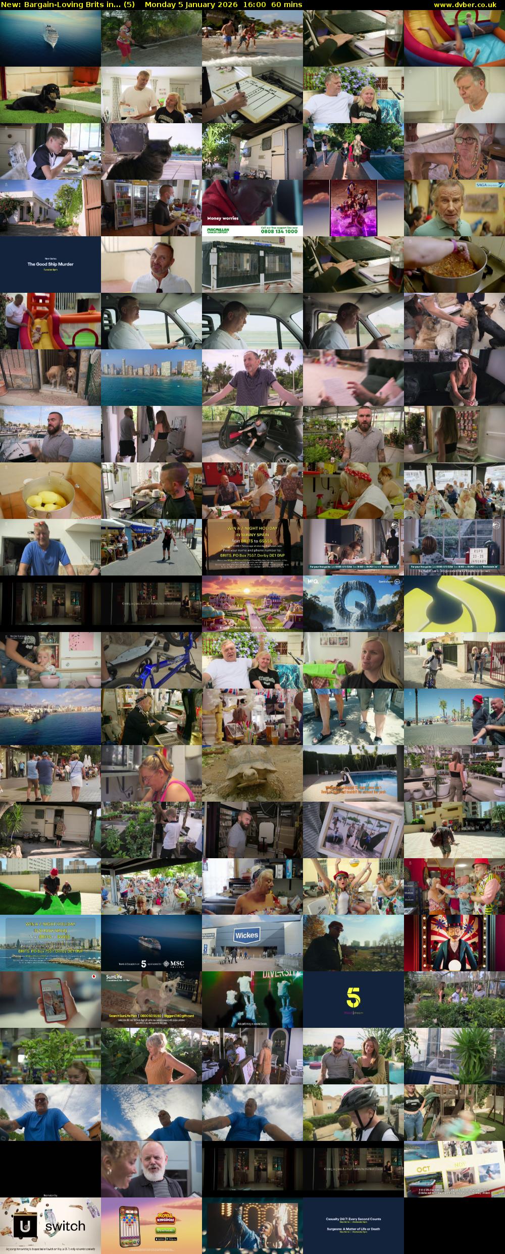 Bargain-Loving Brits in... (5) Monday 5 January 2026 16:00 - 17:00