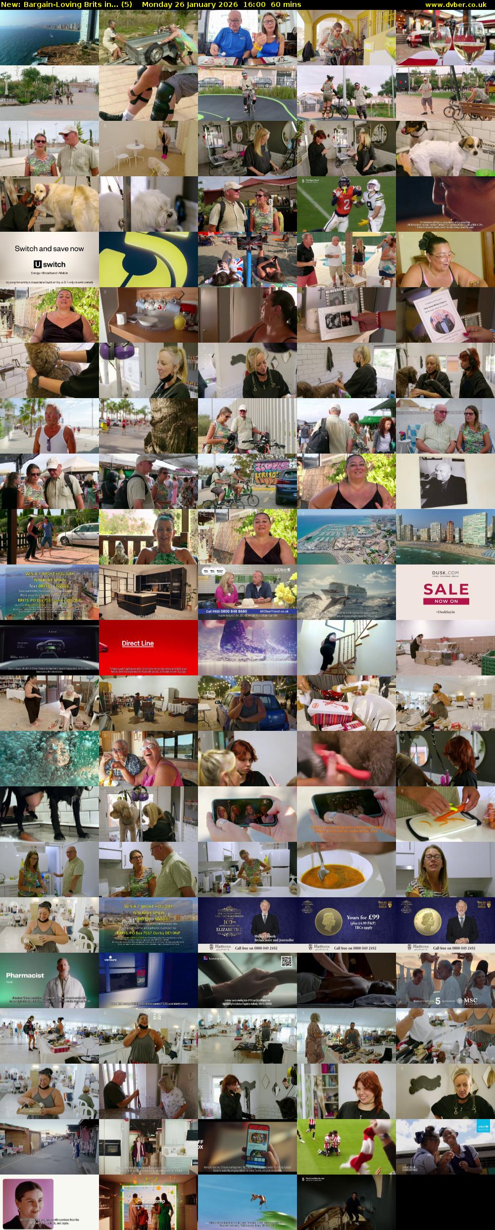 Bargain-Loving Brits in... (5) Monday 26 January 2026 16:00 - 17:00