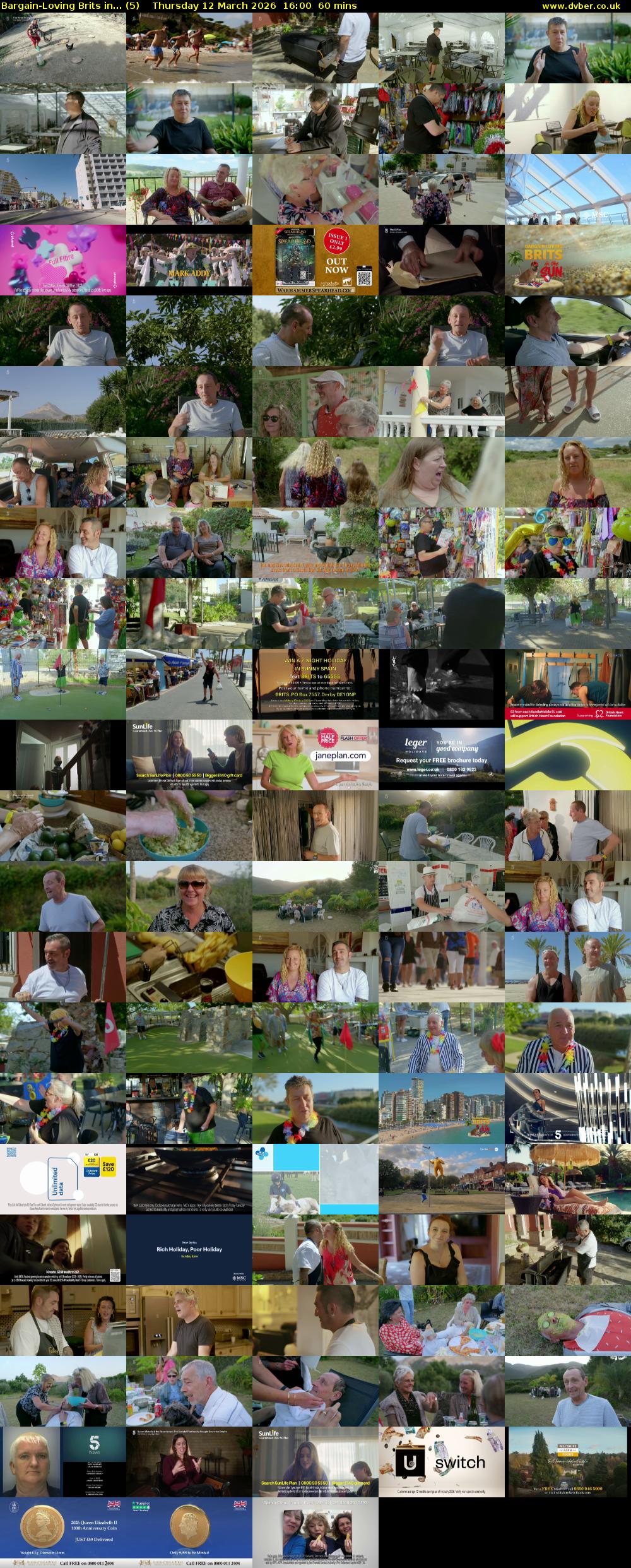 Bargain-Loving Brits in... (5) Thursday 12 March 2026 16:00 - 17:00