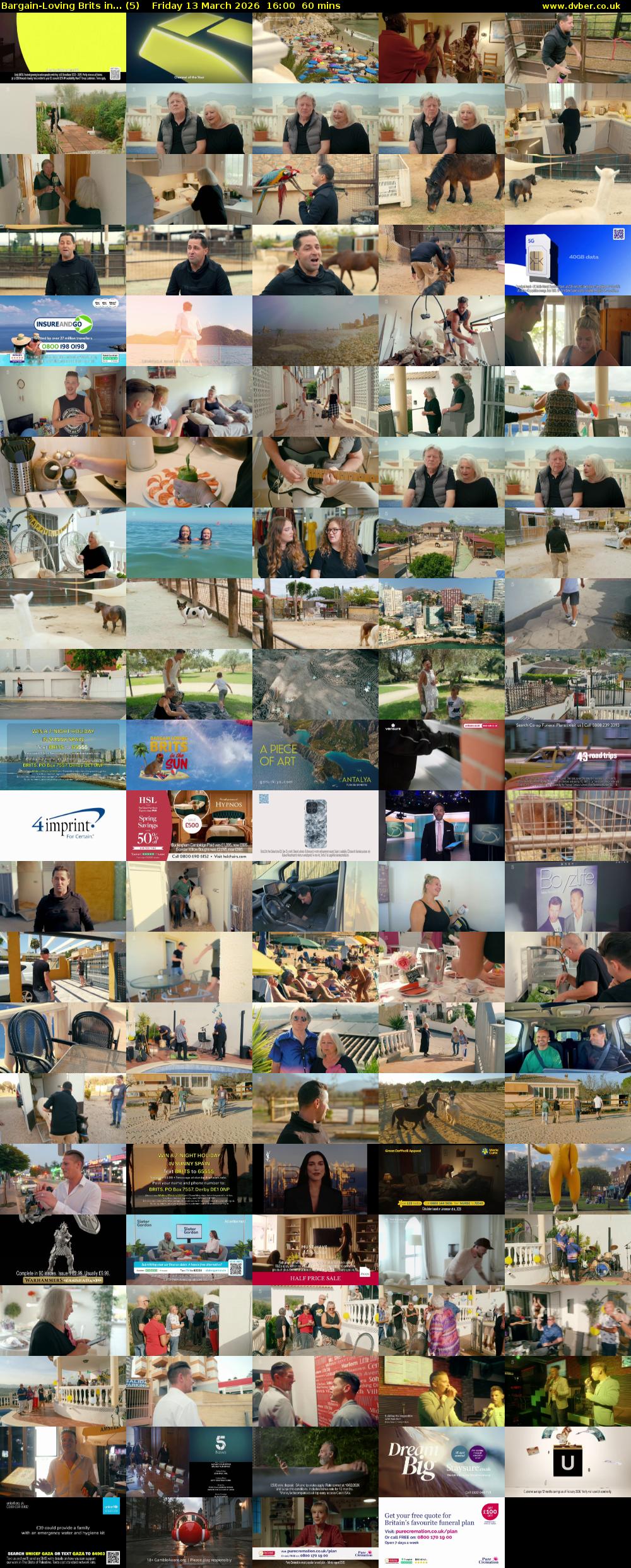 Bargain-Loving Brits in... (5) Friday 13 March 2026 16:00 - 17:00