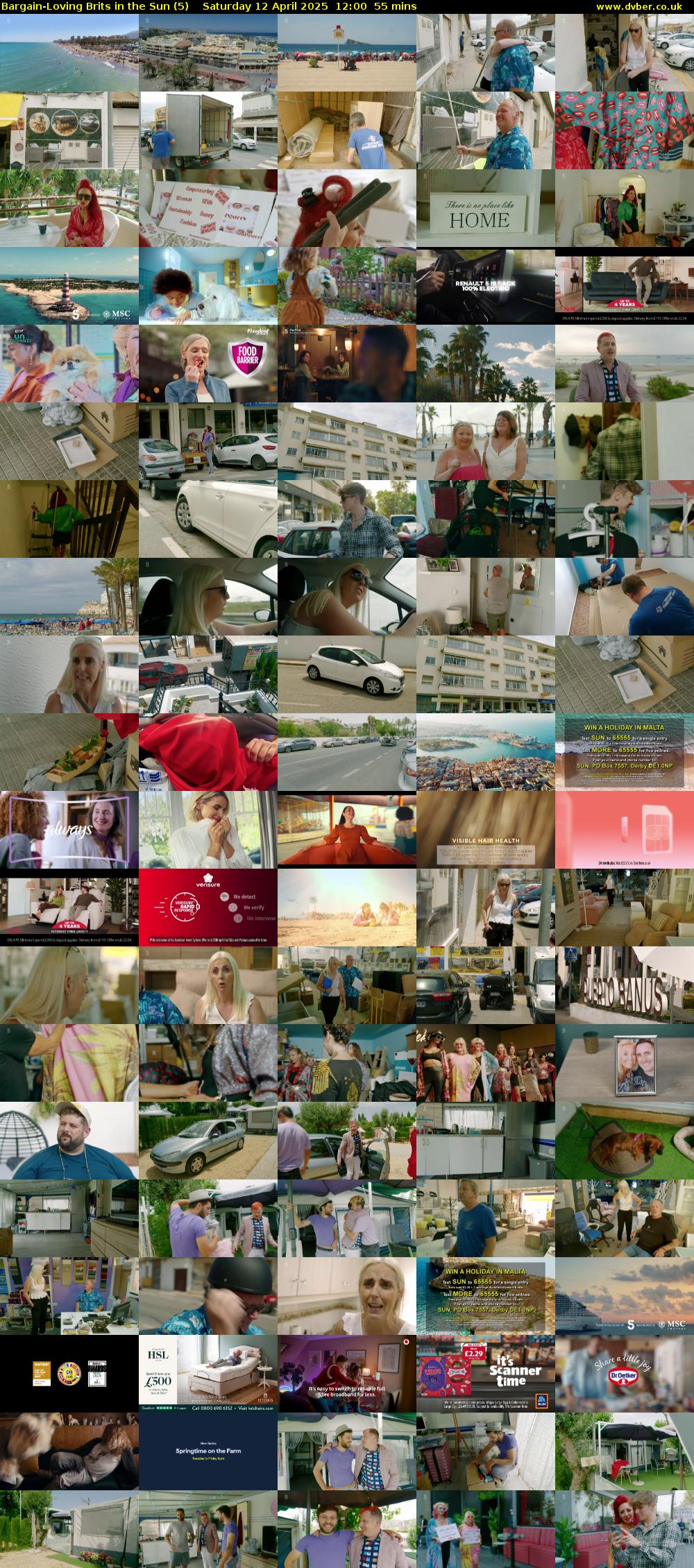 Bargain-Loving Brits in the Sun (5) Saturday 12 April 2025 12:00 - 12:55