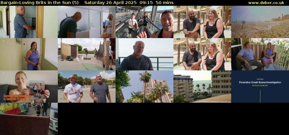 Bargain-Loving Brits in the Sun (5) Saturday 26 April 2025 09:15 - 10:05