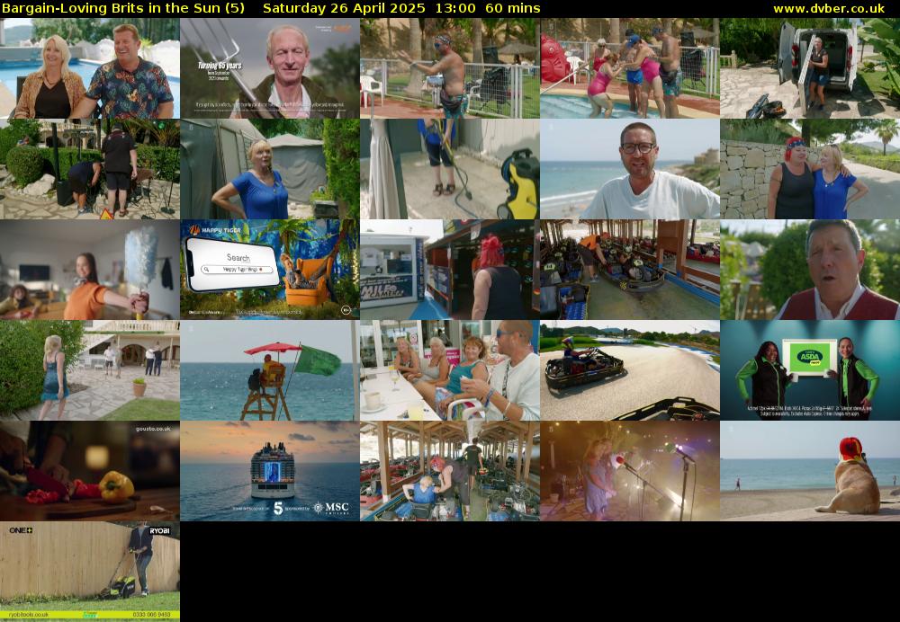 Bargain-Loving Brits in the Sun (5) Saturday 26 April 2025 13:00 - 14:00