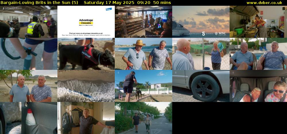Bargain-Loving Brits in the Sun (5) Saturday 17 May 2025 09:20 - 10:10