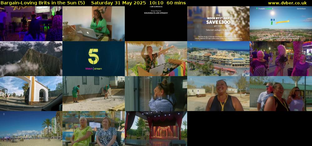 Bargain-Loving Brits in the Sun (5) Saturday 31 May 2025 10:10 - 11:10