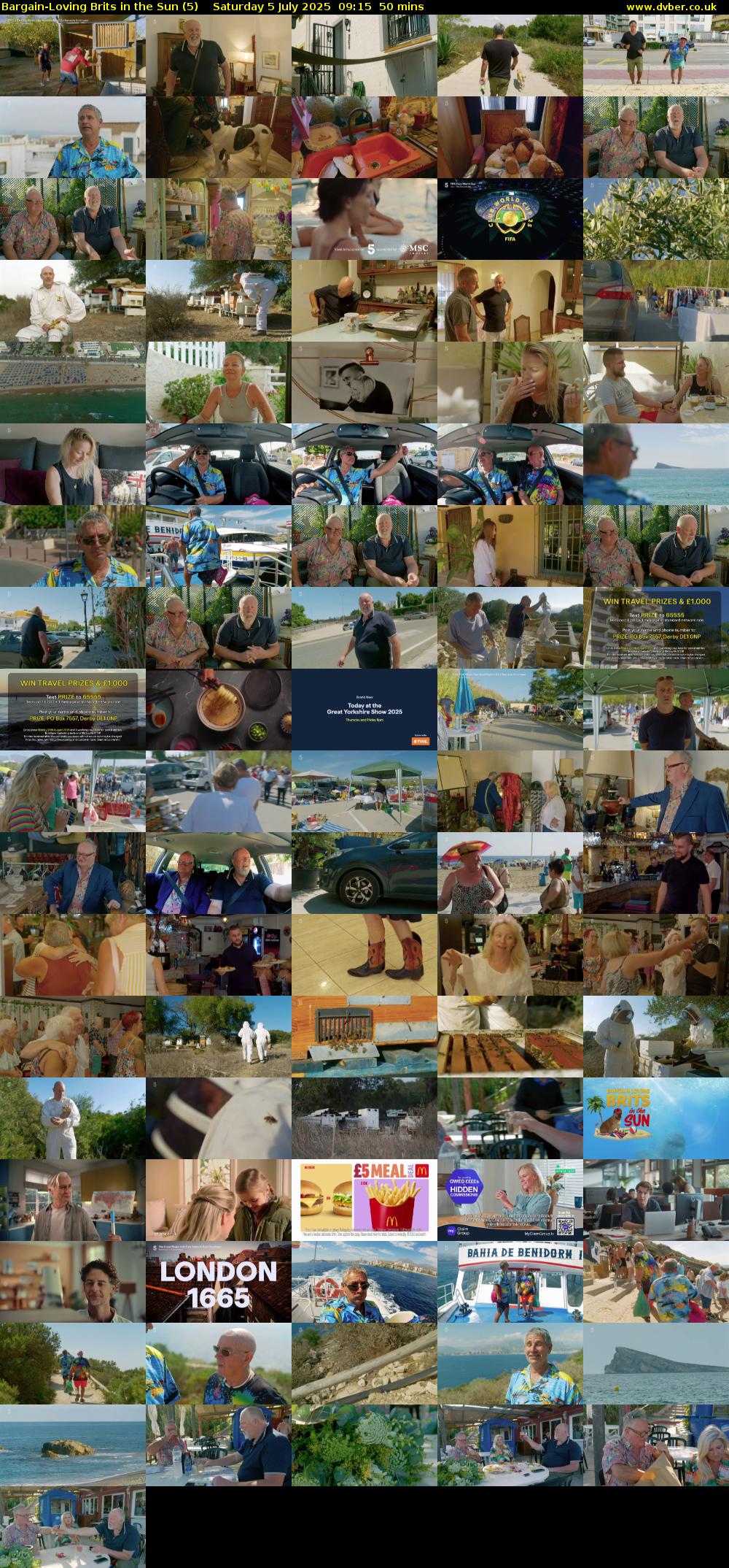 Bargain-Loving Brits in the Sun (5) Saturday 5 July 2025 09:15 - 10:05