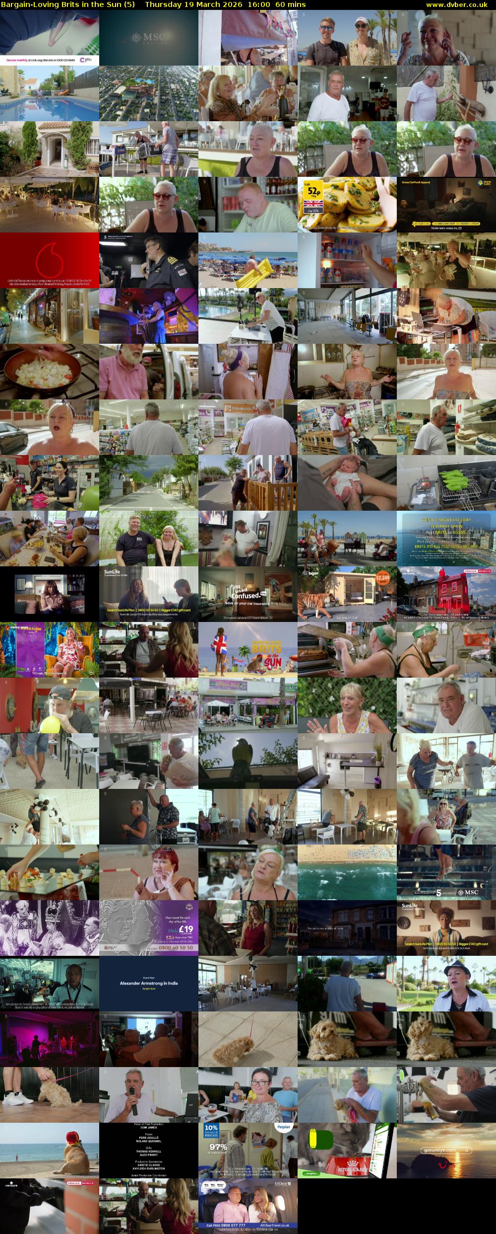 Bargain-Loving Brits in the Sun (5) Thursday 19 March 2026 16:00 - 17:00