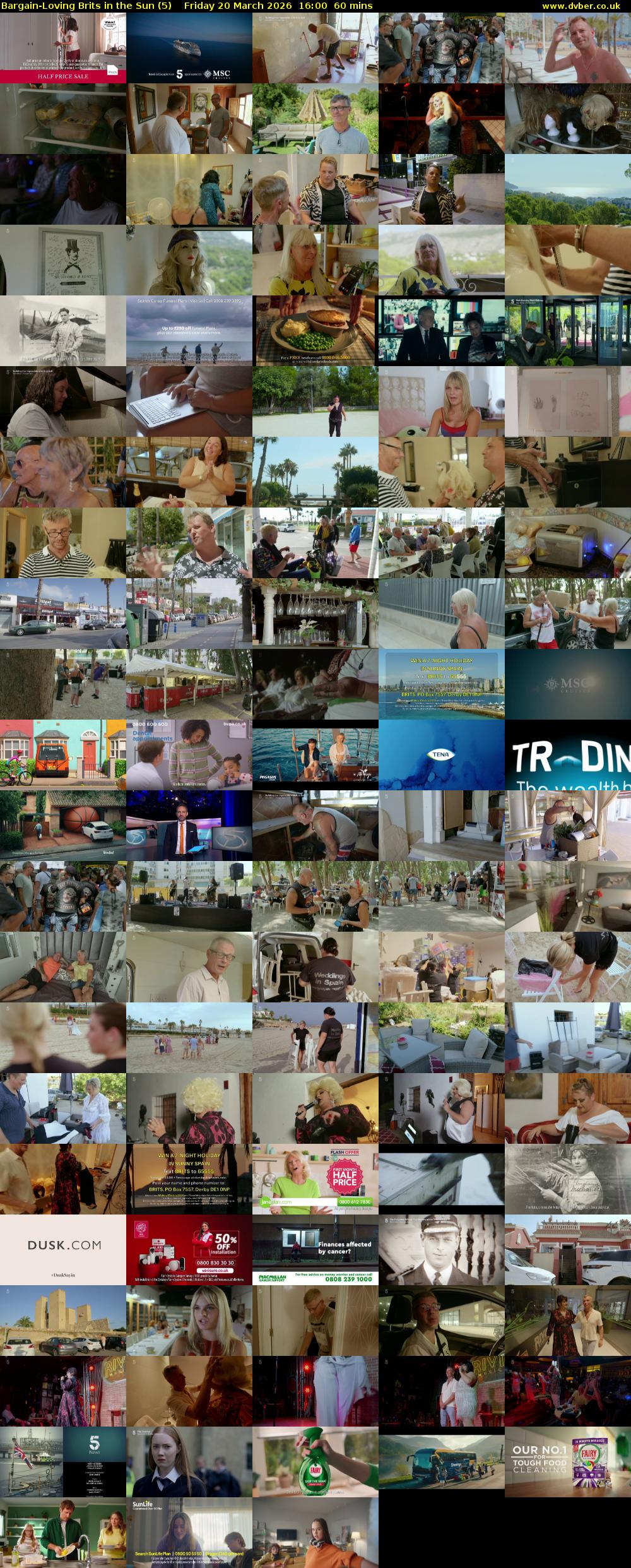 Bargain-Loving Brits in the Sun (5) Friday 20 March 2026 16:00 - 17:00