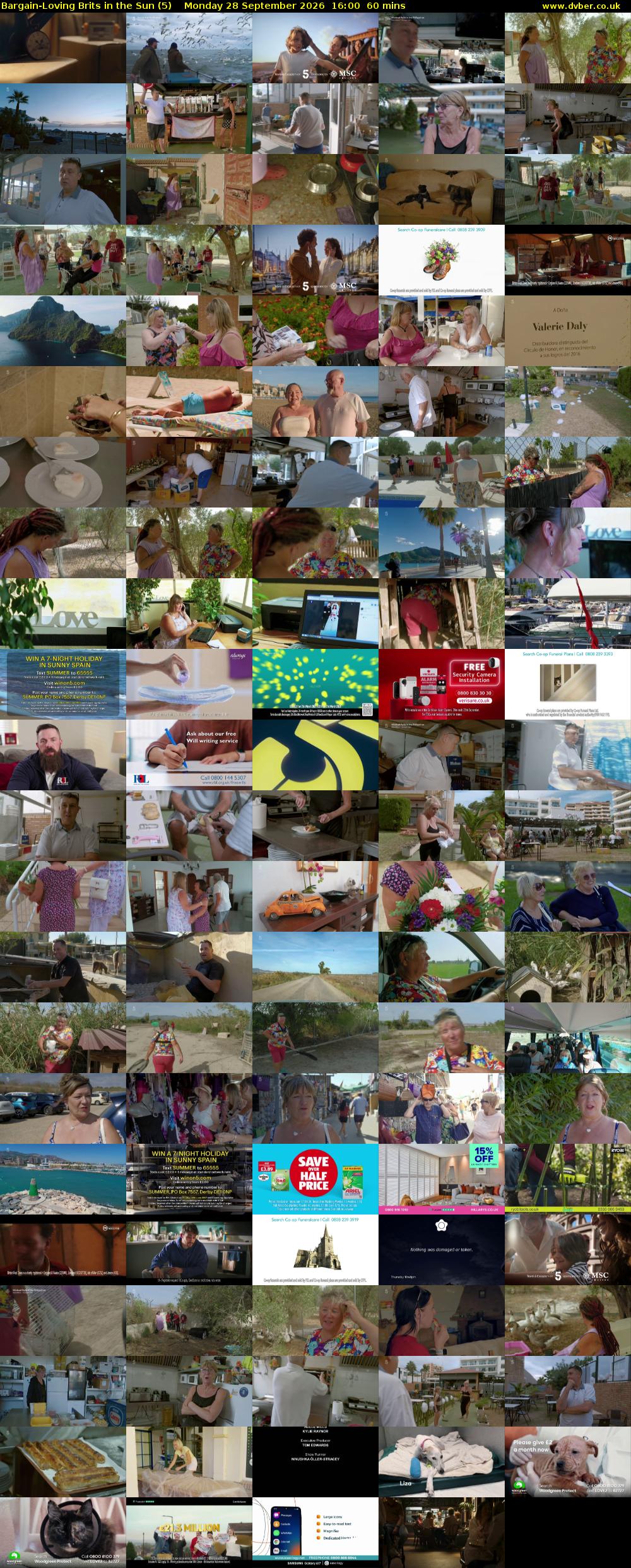 Bargain-Loving Brits in the Sun (5) Monday 28 September 2026 16:00 - 17:00