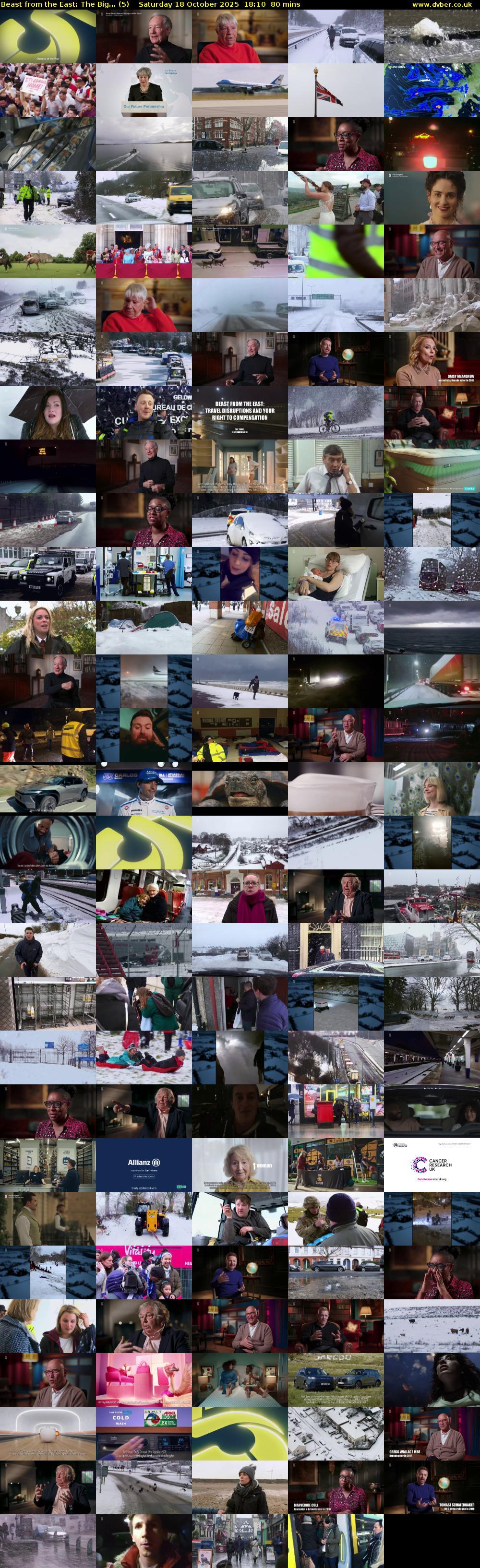 Beast from the East: The Big... (5) Saturday 18 October 2025 18:10 - 19:30