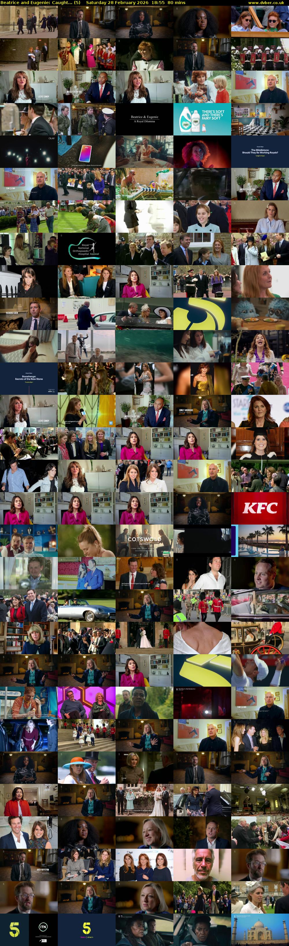 Beatrice and Eugenie: Caught... (5) Saturday 28 February 2026 18:55 - 20:15