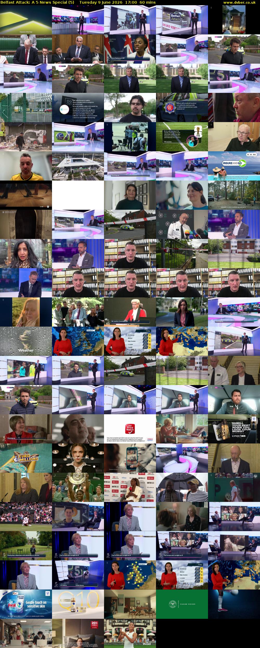 Belfast Attack: A 5 News Special (5) Tuesday 9 June 2026 17:00 - 18:00