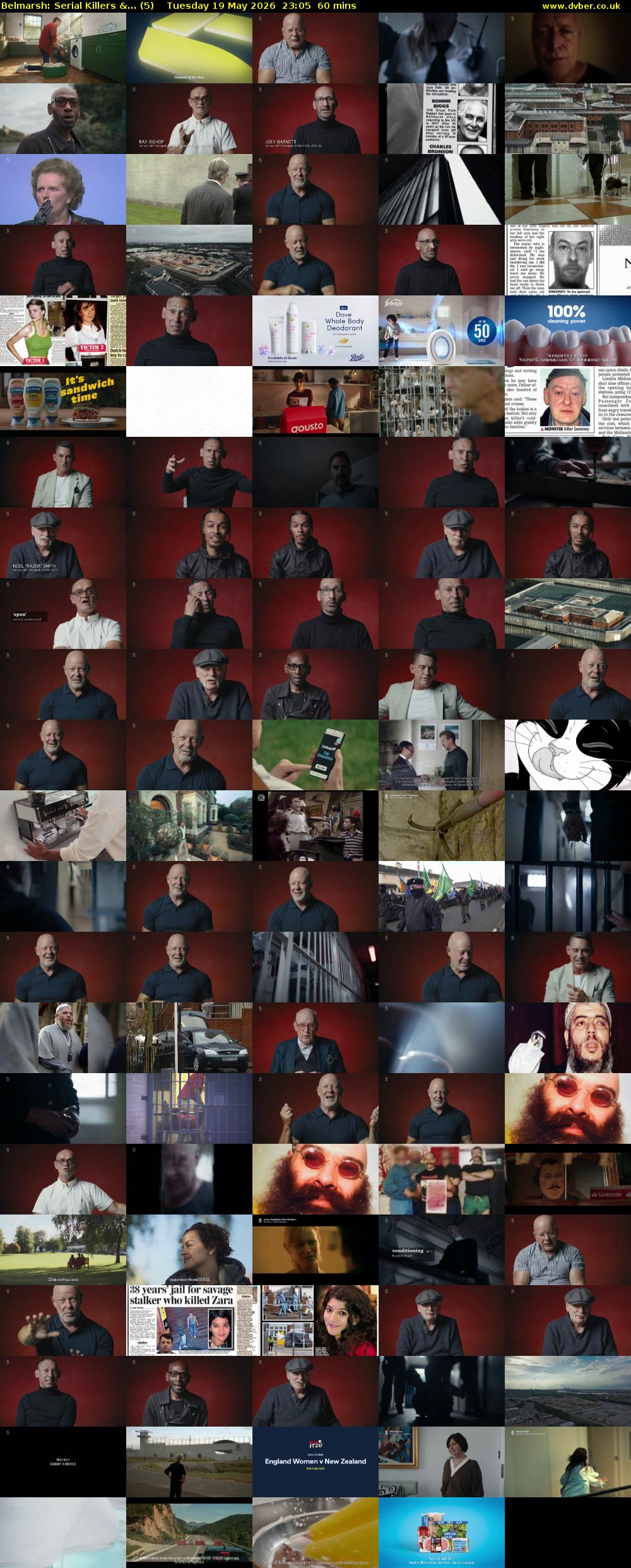 Belmarsh: Serial Killers &... (5) Tuesday 19 May 2026 23:05 - 00:05