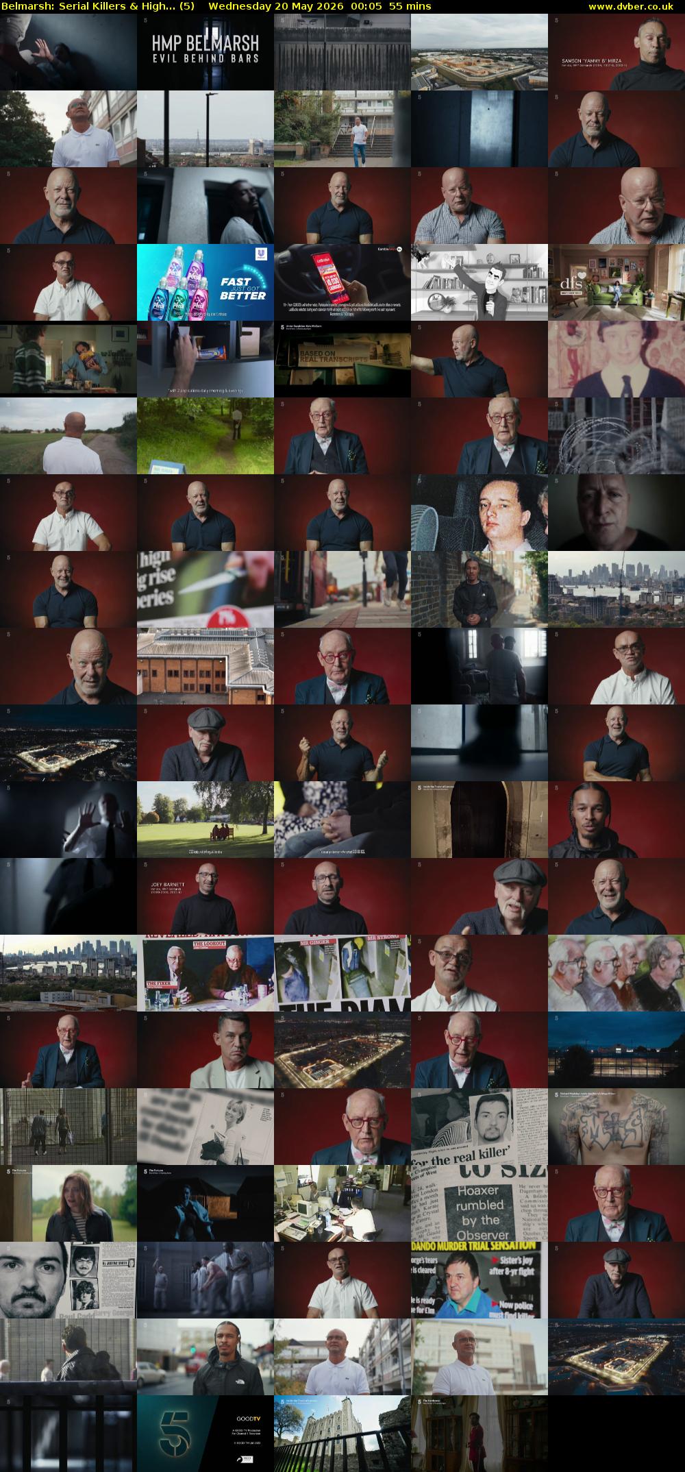 Belmarsh: Serial Killers & High... (5) Wednesday 20 May 2026 00:05 - 01:00