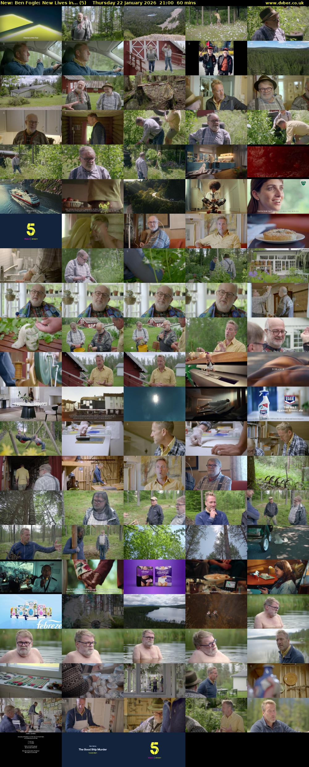 Ben Fogle: New Lives in... (5) Thursday 22 January 2026 21:00 - 22:00