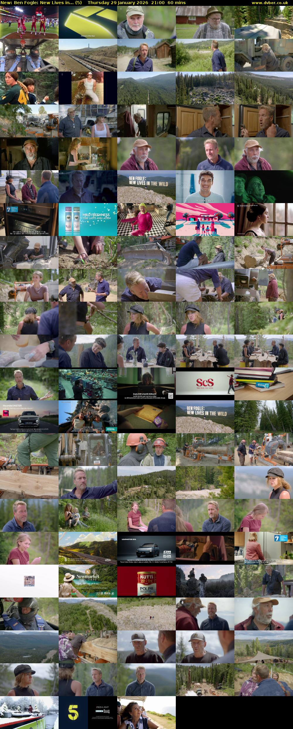 Ben Fogle: New Lives in... (5) Thursday 29 January 2026 21:00 - 22:00