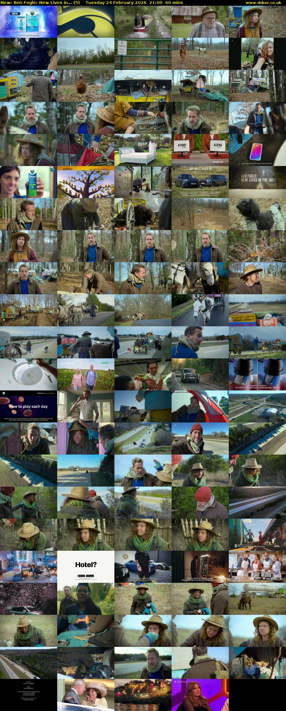 Ben Fogle: New Lives in... (5) Tuesday 24 February 2026 21:00 - 22:00