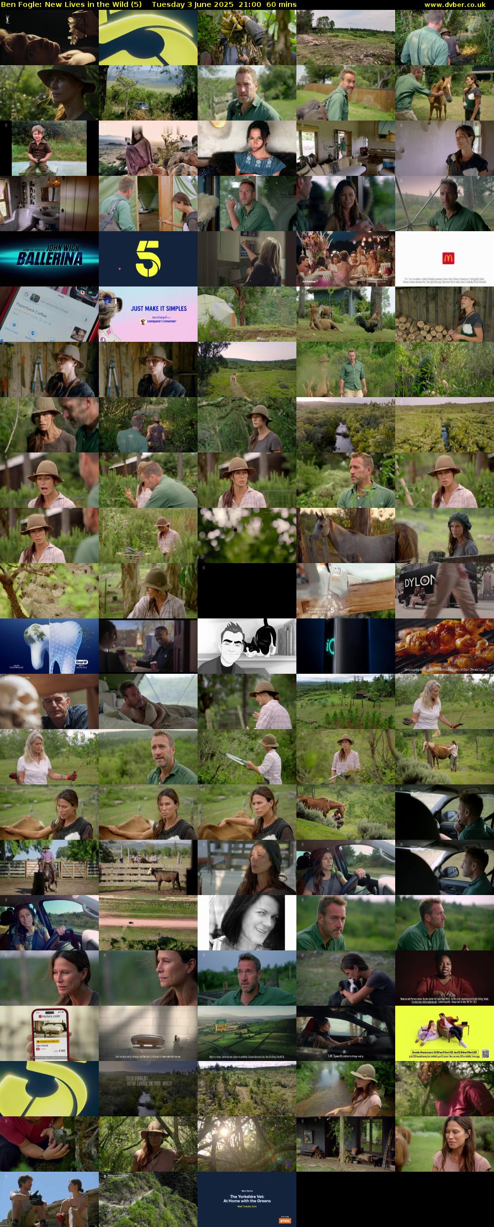 Ben Fogle: New Lives in the Wild (5) Tuesday 3 June 2025 21:00 - 22:00