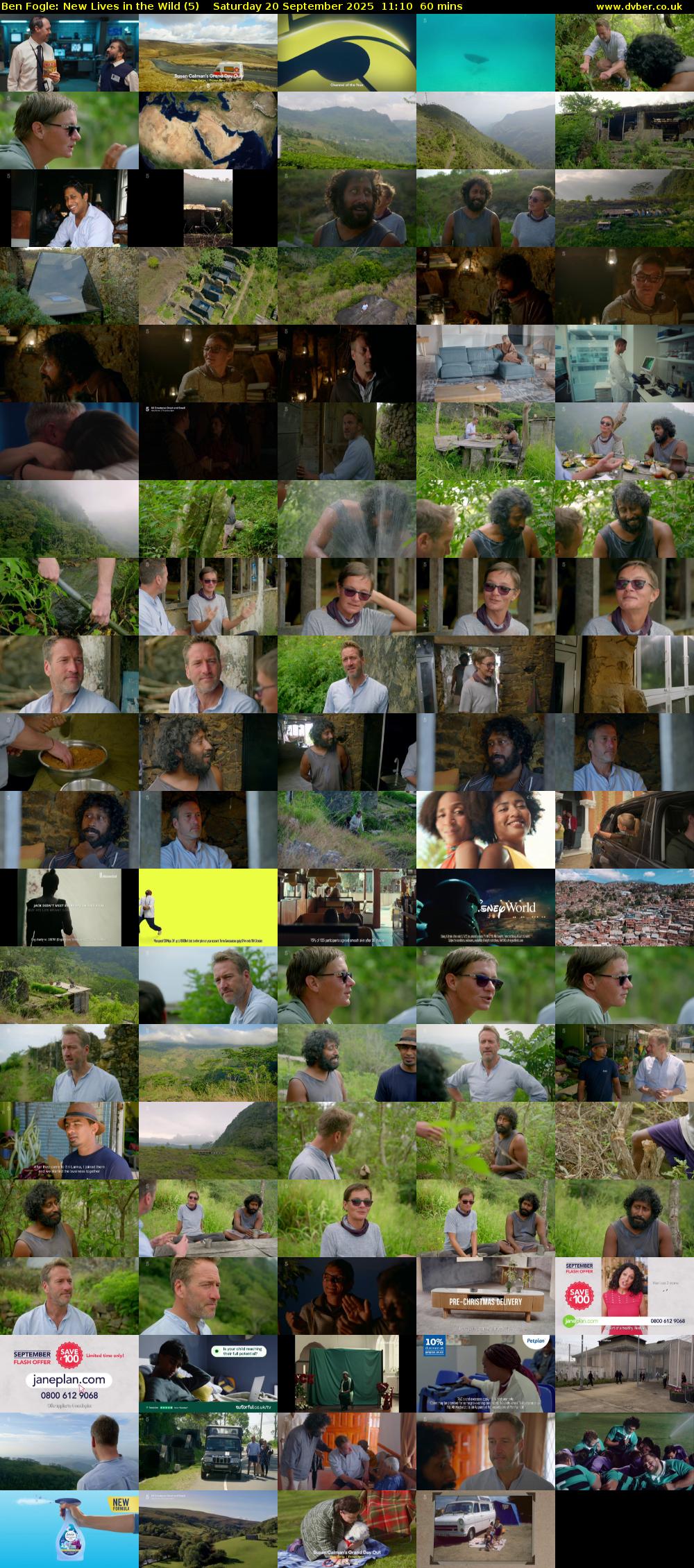 Ben Fogle: New Lives in the Wild (5) Saturday 20 September 2025 11:10 - 12:10
