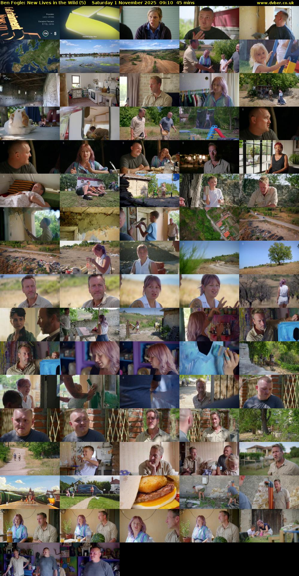 Ben Fogle: New Lives in the Wild (5) Saturday 1 November 2025 09:10 - 09:55