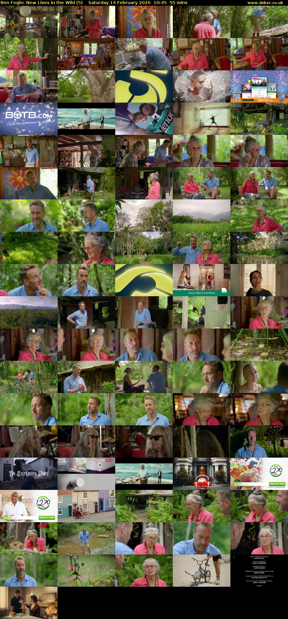 Ben Fogle: New Lives in the Wild (5) Saturday 14 February 2026 10:45 - 11:40