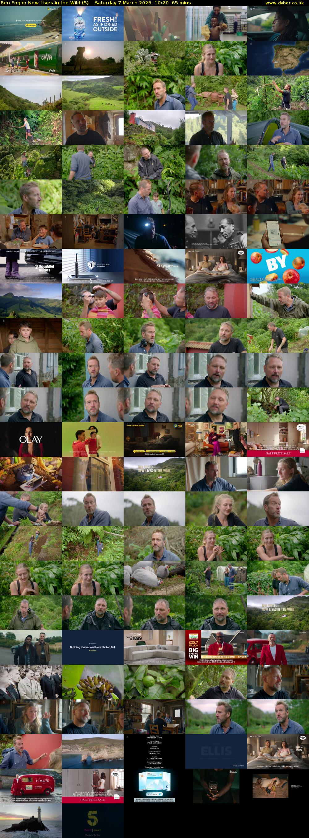 Ben Fogle: New Lives in the Wild (5) Saturday 7 March 2026 10:20 - 11:25