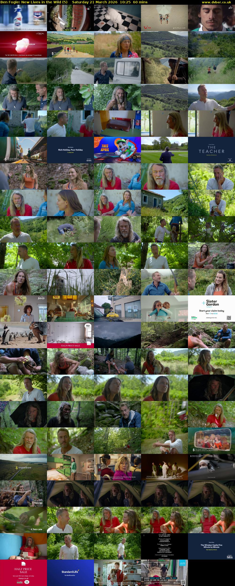 Ben Fogle: New Lives in the Wild (5) Saturday 21 March 2026 10:25 - 11:25