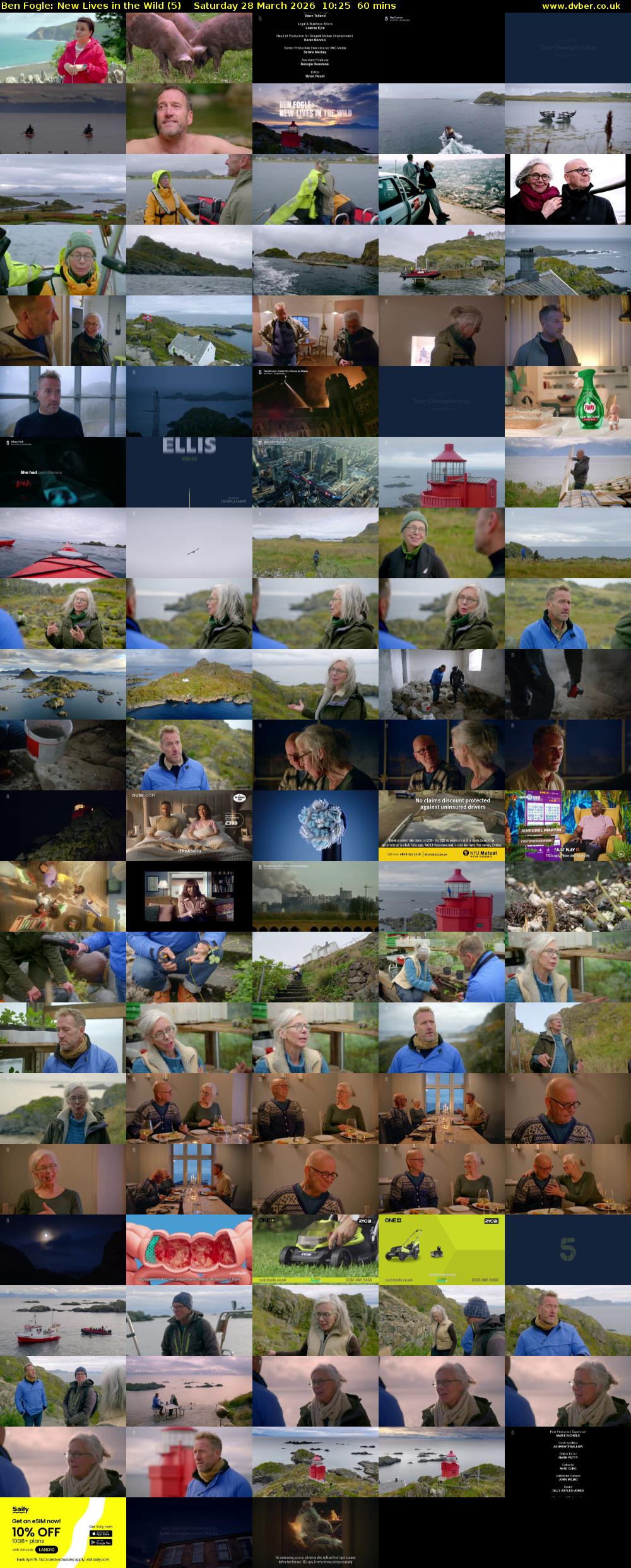 Ben Fogle: New Lives in the Wild (5) Saturday 28 March 2026 10:25 - 11:25